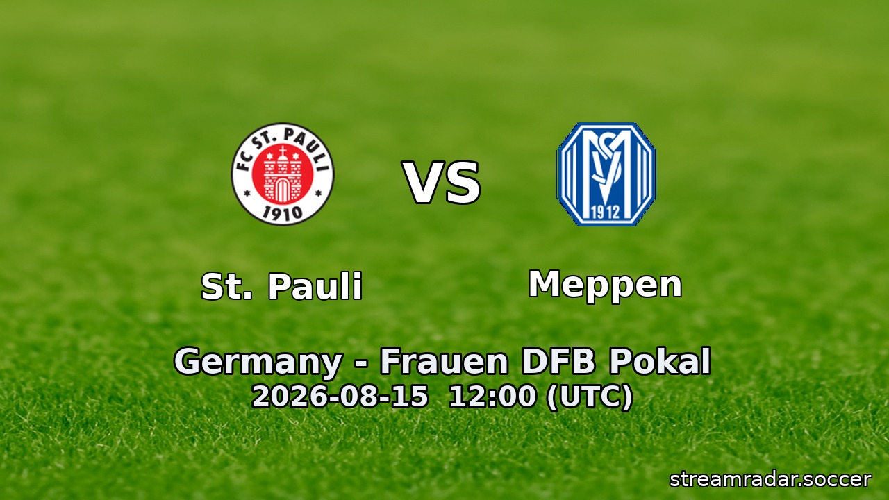 St. Pauli vs Meppen