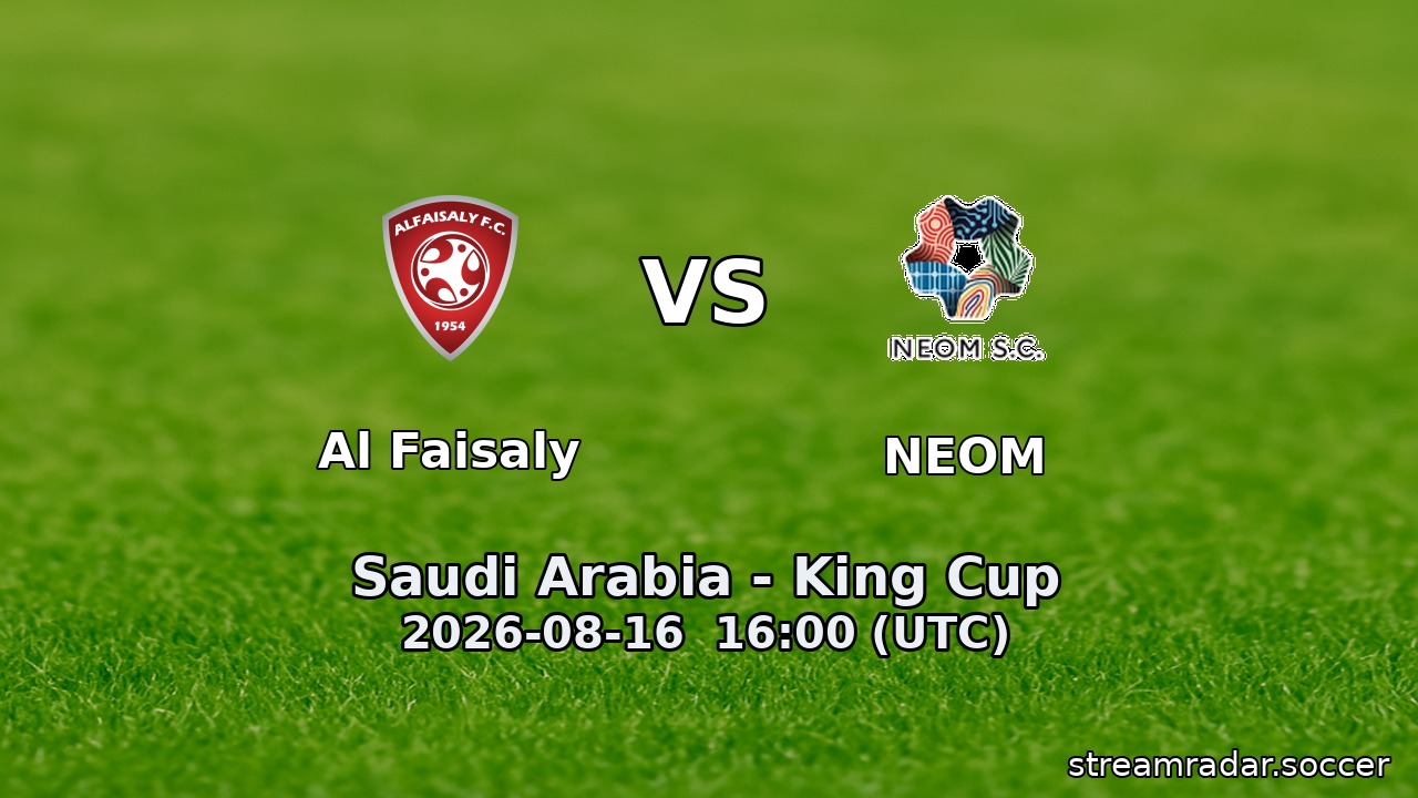 Al Faisaly vs NEOM
