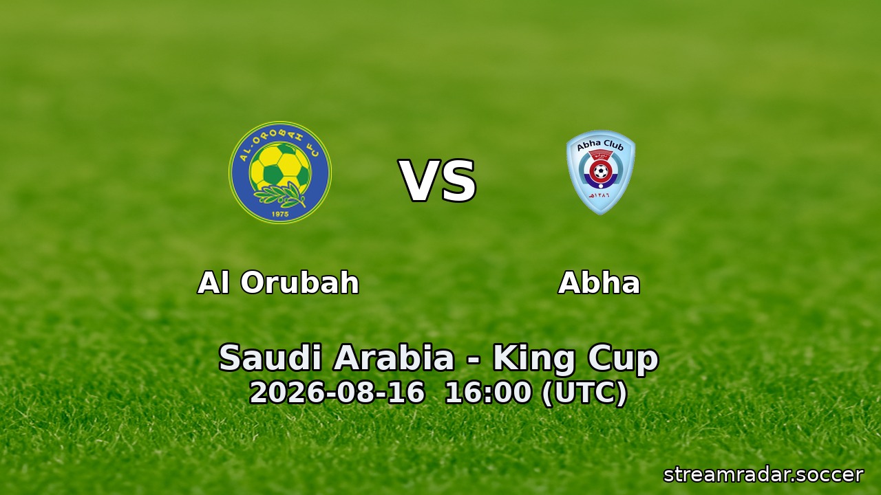 Al Orubah vs Abha