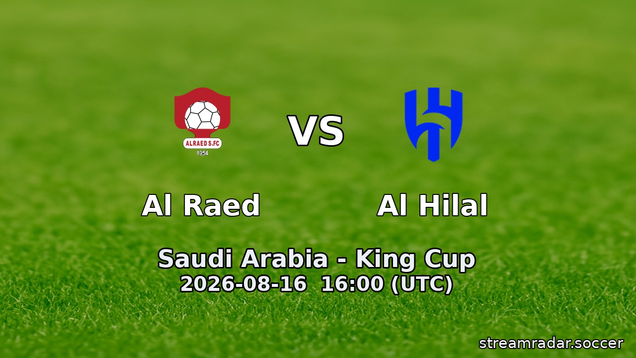 Al Raed vs Al Hilal