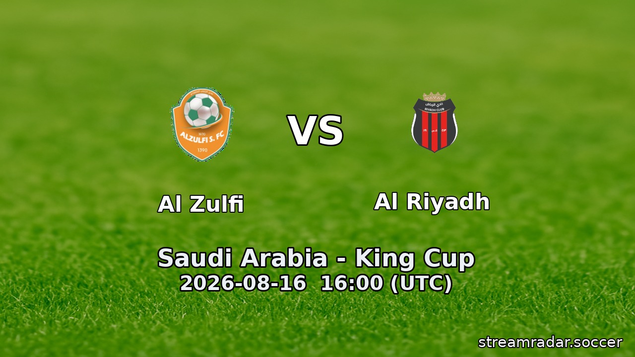 Al Zulfi vs Al Riyadh