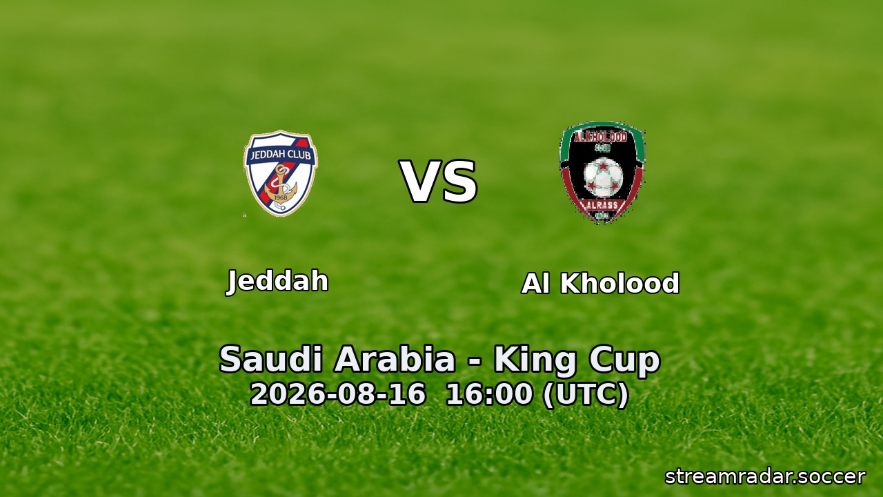 Jeddah vs Al Kholood