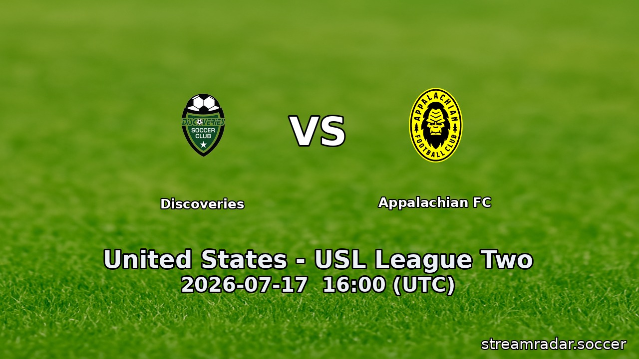Discoveries vs Appalachian FC