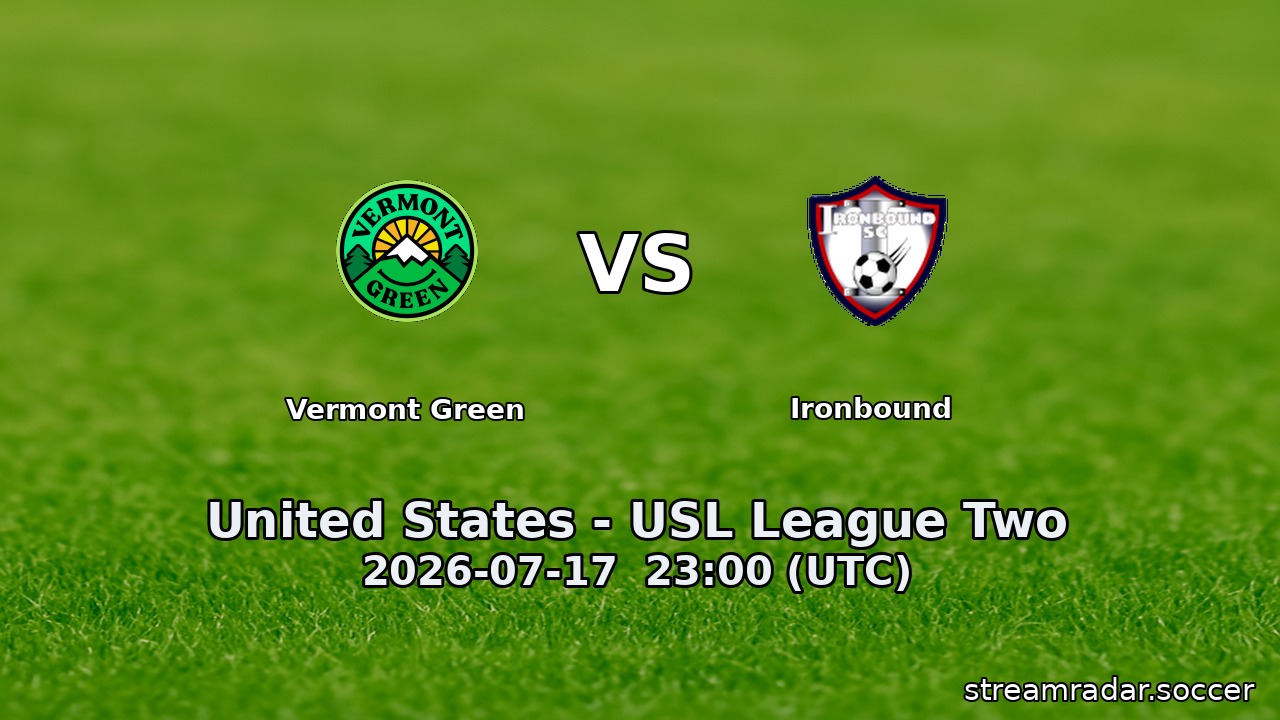Vermont Green vs Ironbound