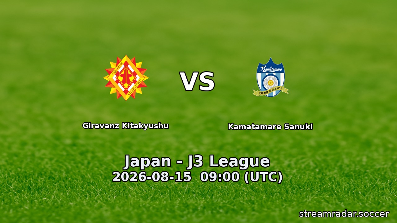 Giravanz Kitakyushu vs Kamatamare Sanuki