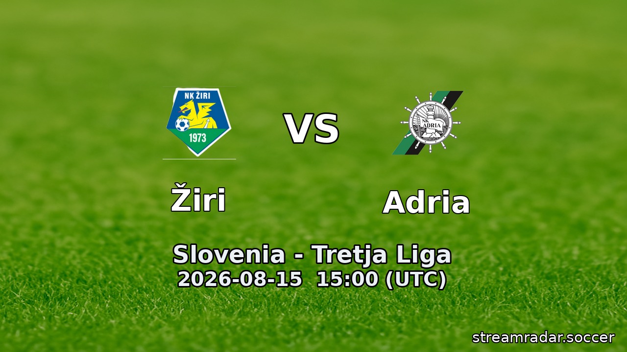Žiri vs Adria
