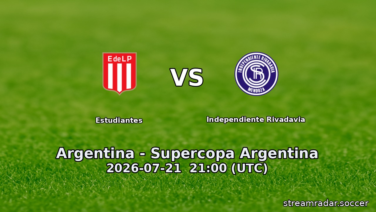 Estudiantes vs Independiente Rivadavia