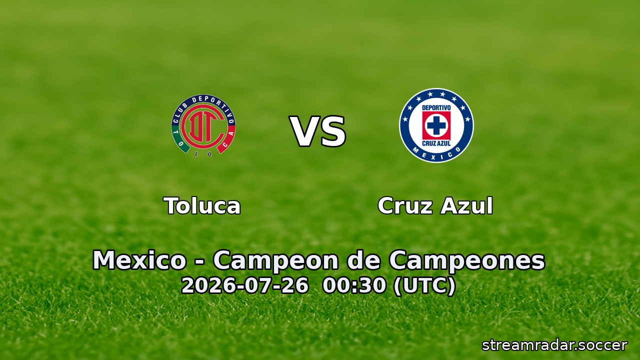 Toluca vs Cruz Azul