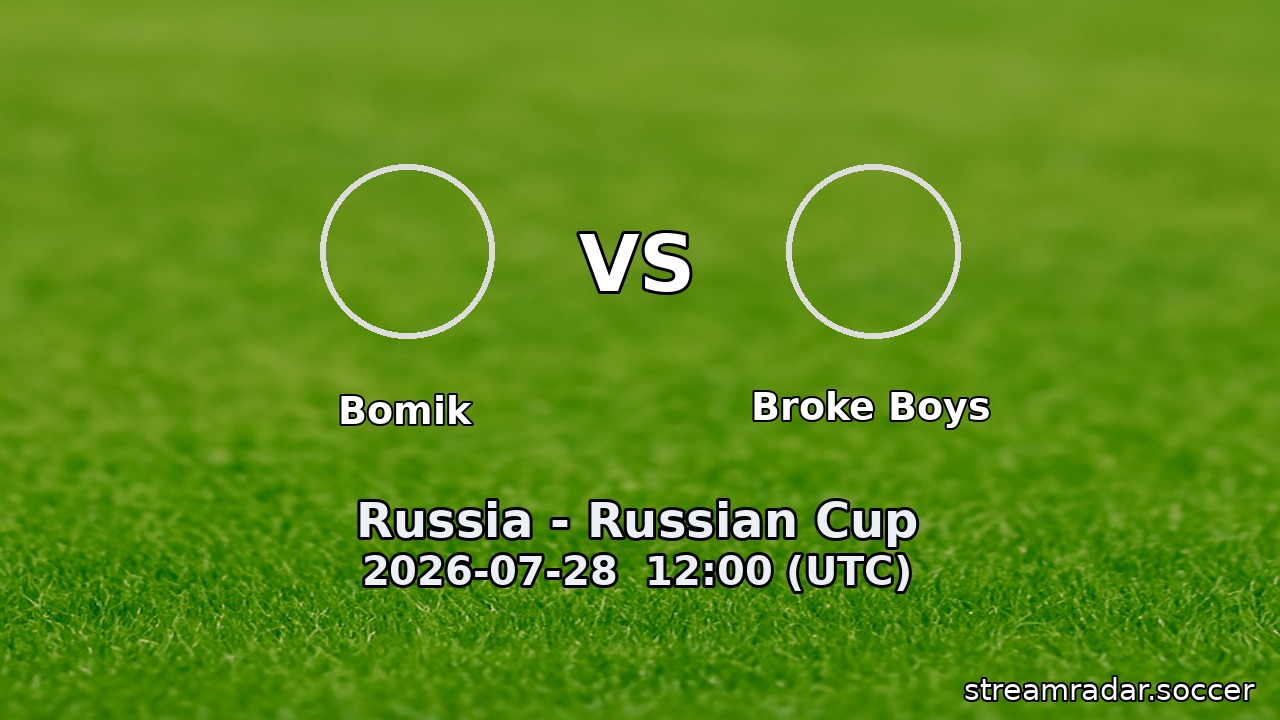 Bomik vs Broke Boys