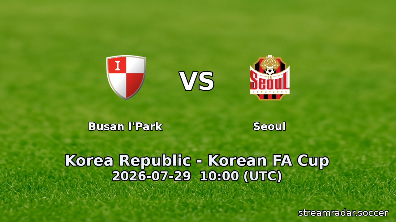 Busan I'Park vs Seoul
