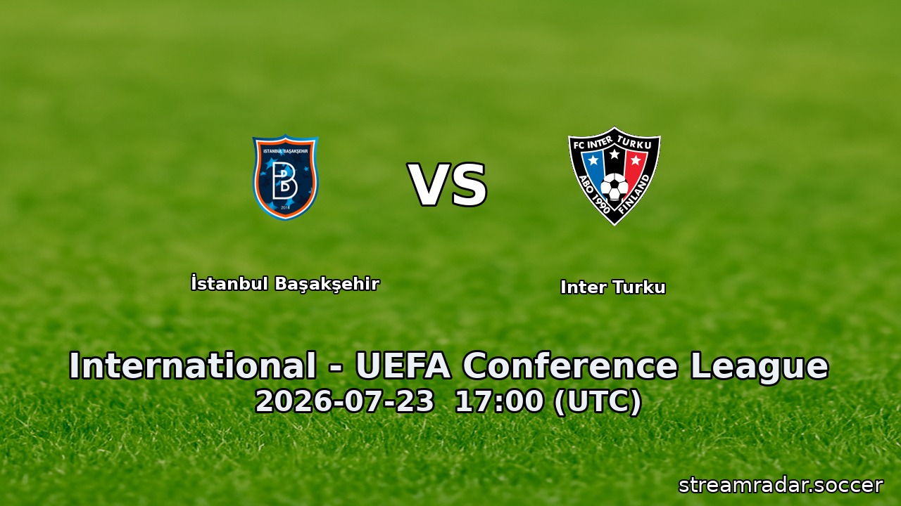 İstanbul Başakşehir vs Inter Turku