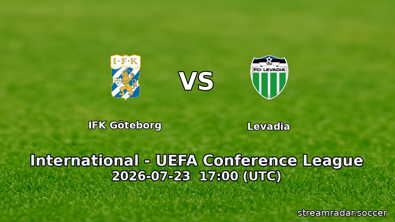 IFK Göteborg vs Levadia