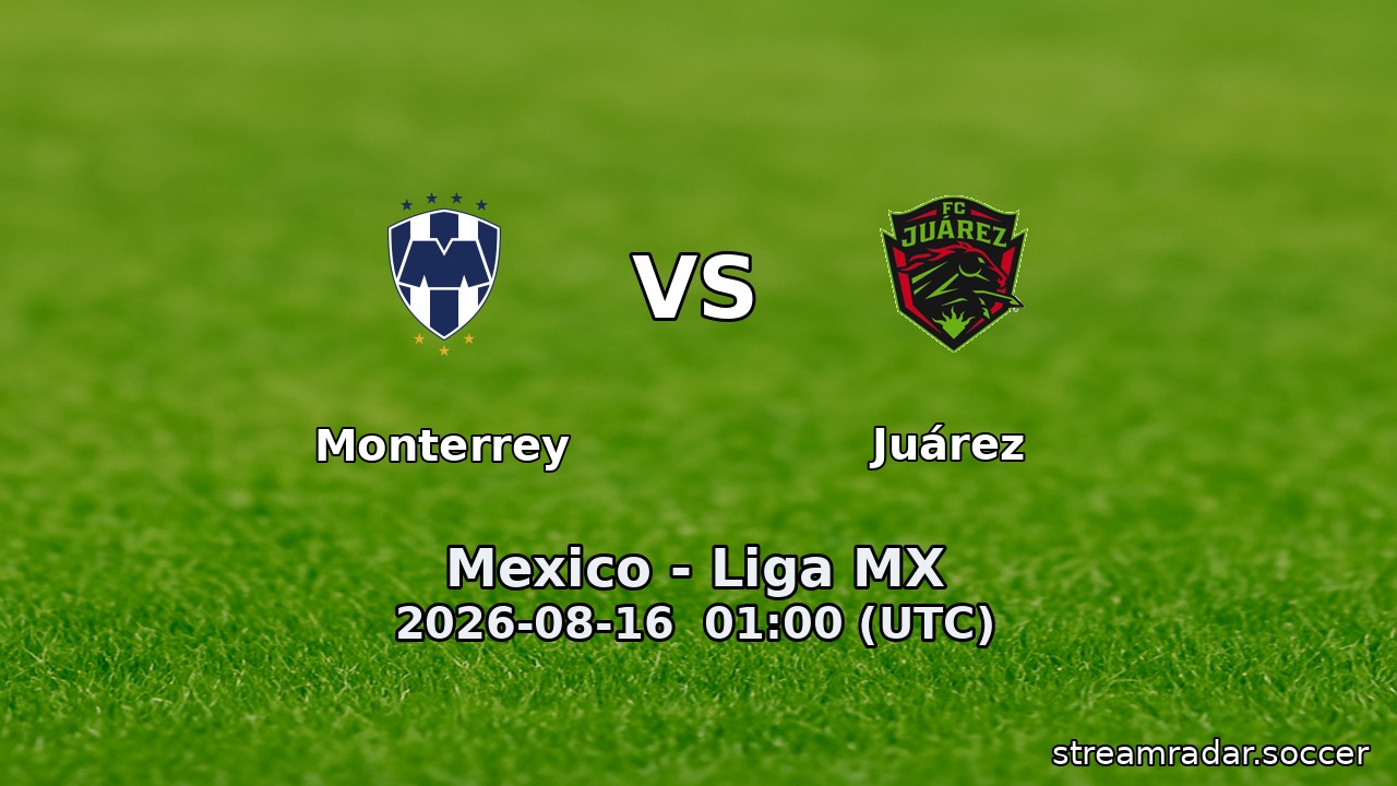 Monterrey vs Juárez