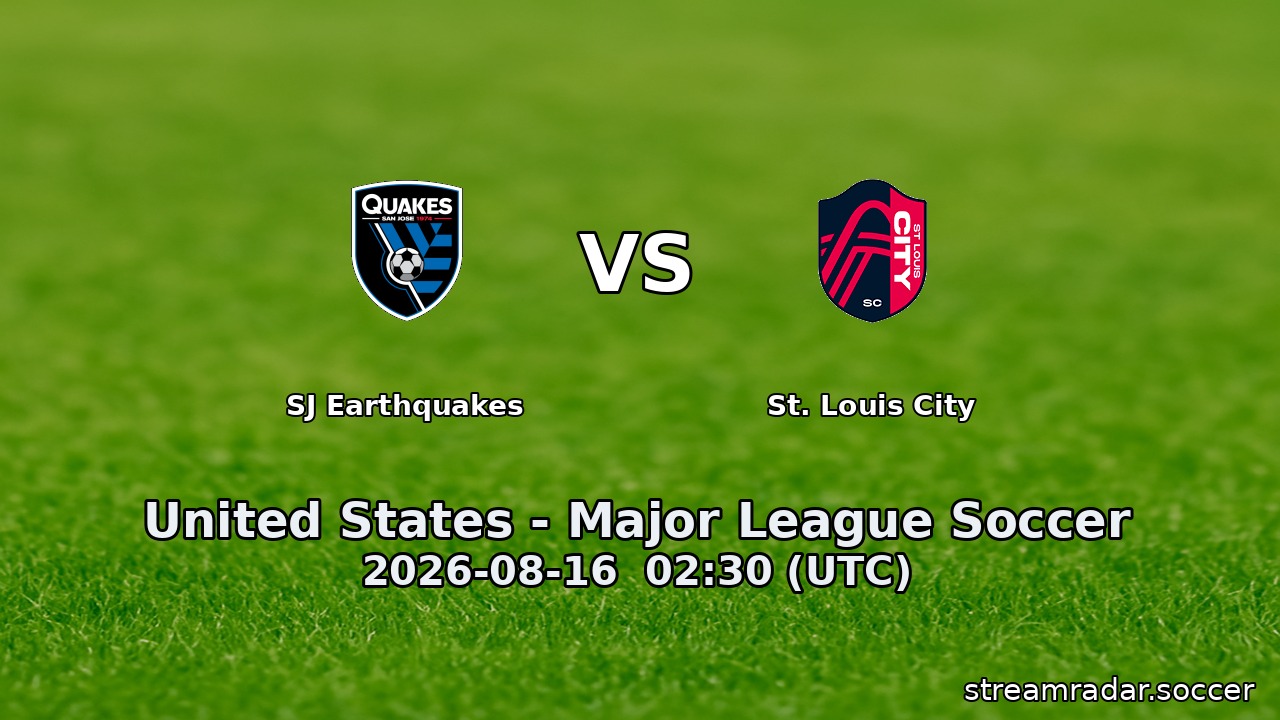 SJ Earthquakes vs St. Louis City