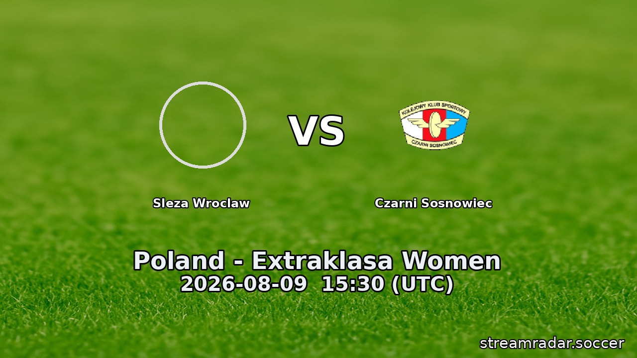 Sleza Wroclaw vs Czarni Sosnowiec