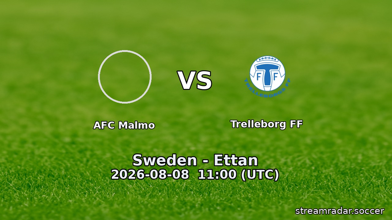 AFC Malmo vs Trelleborg FF